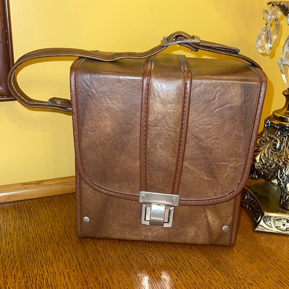 Vintage Bags Vintage 97s Vegan Leather Camera Bag By Fidelity